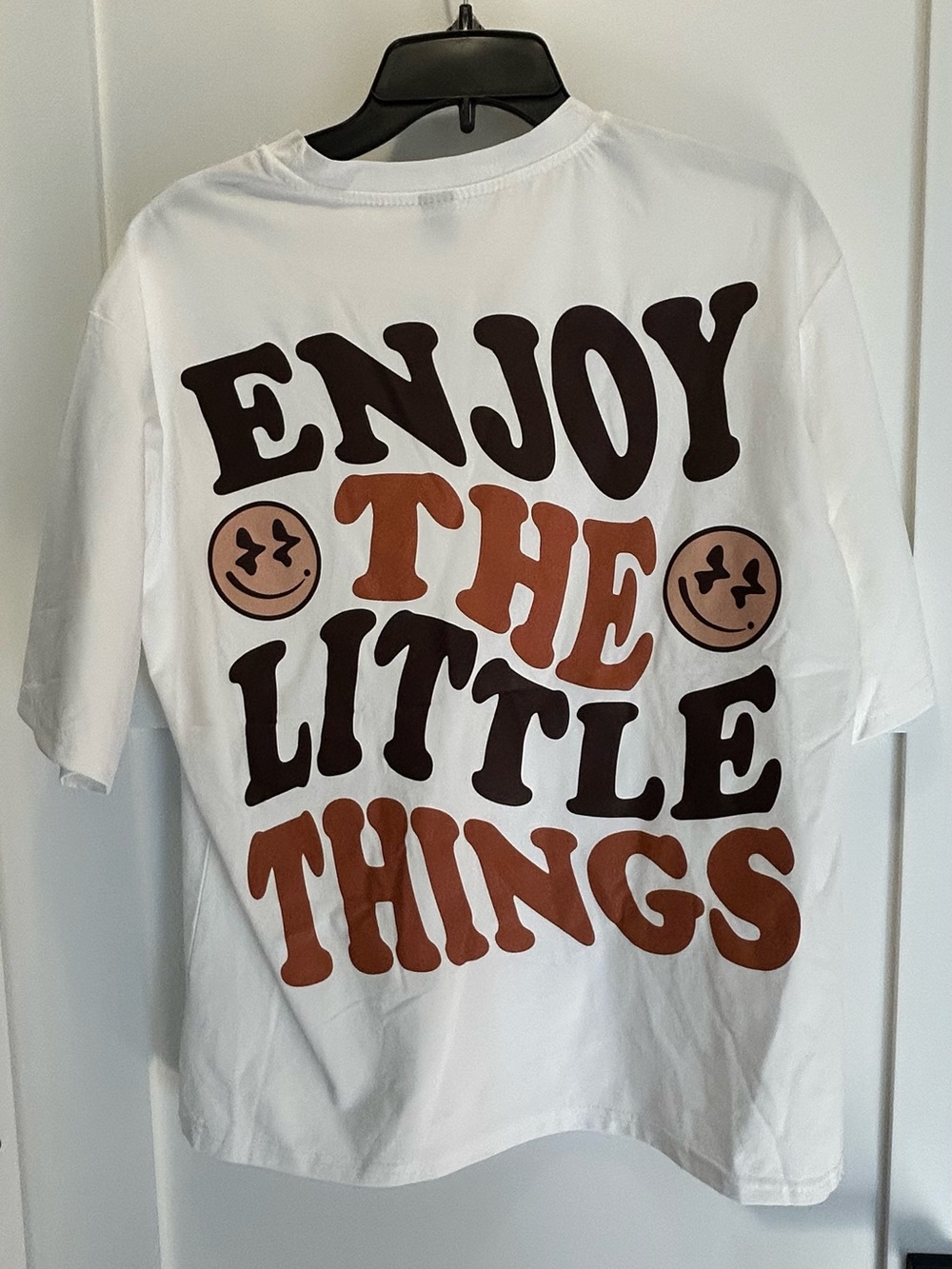 Men's White Short Sleeve Crew Tee - Clean Everyday Shirt with graphic